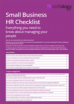 Small Business HR Checklist cover image